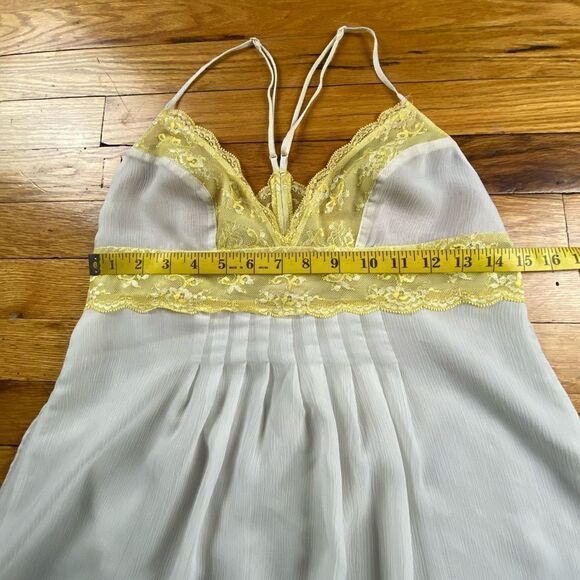Victorias Secret 2007 White and Yellow Baby Doll Size M - Picture 5 of 8